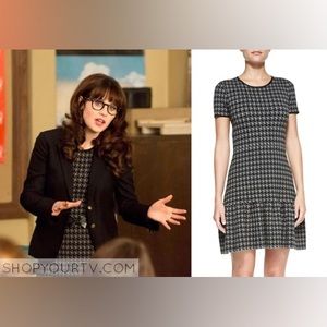 RARE Shoshanna Jenny Houndstooth Dress